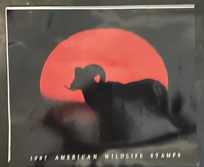 1987 American Wildlife Stamps 22c Sheet of 50 in Folder No Folds - Image 1 of 4