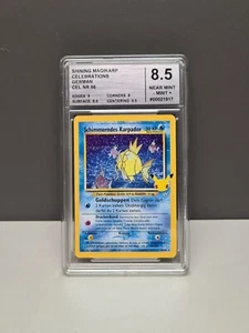 SCHIMMERNDES KARPADOR NM 8.5 SHINING MAGIKARP CELEBRATIONS CEL NR 66 POKEMON - Bild 1 von 5