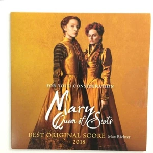 MARY QUEEN OF SCOTS Movie CD Soundtrack MAX RICHTER FYC Best Original Score - Picture 1 of 2