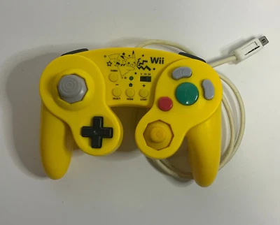 Hori Pad Classic Controller Pokemon Pikachu For Nintendo Wii U - Image 1 of 3