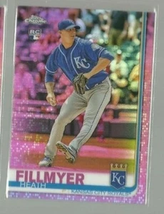2019 Topps Chrome Pink Refractors #97 Heath Fillmyer RC (ref 76275) - Picture 1 of 1