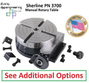 Mesa giratoria manual Sherline PN 3700 con opciones - Imagen 1 de 5
