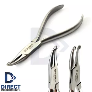 Dental How Plier Curved 14cm Orthodontic Surgical Wire Bending Serrated Tip Lab - Picture 1 of 4
