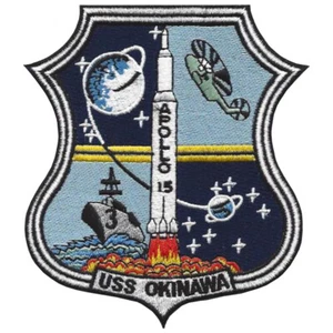 USS Okinawa LPH-3 Apollo 15 Patch - Picture 1 of 6
