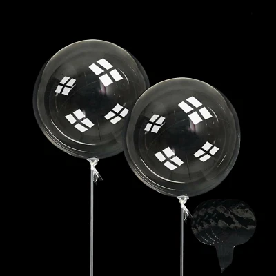 18" 24” 36" Clear BOBO Balloons Bubble Balloon Globos Balloon For All Occasions - Image 1 of 4