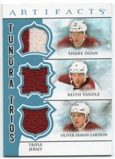 2012-13 Artifacts Tundra Trios Jerseys Blue GU Pick Any Complete Your Set