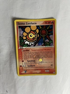 Sunny Castform Pokemon Card Rare Reverse Holo EX Hidden Legens 26/101 MINT - Image 1 of 3