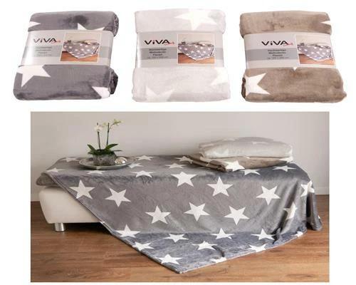 Viva Cashmere Feeling Kuscheldecke – Superweich, 150x200 Cm, Schwarz, Waschbar