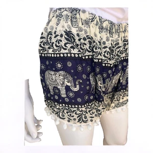 Pantalones Cortos de Playa para Hombres Mujeres Verano Viaje Tailandia Elefante Pantalones Cortos - Imagen 1 de 4