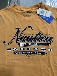 Men's Nautica T Shirt ( Retail Price 34.50 ) Size S - Picture 1 of 10