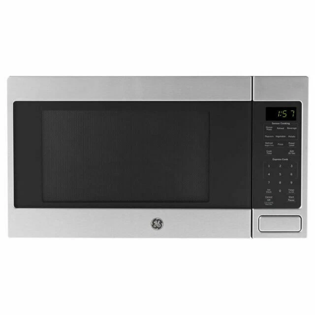 GE JES1072SHSS 700W Countertop Microwave Oven - Stainless Steel