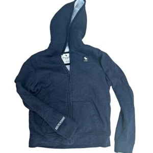 Abercrombie Kids Sherpa-Lined Full-Zip Hoodie Size 13/14 - Picture 1 of 5