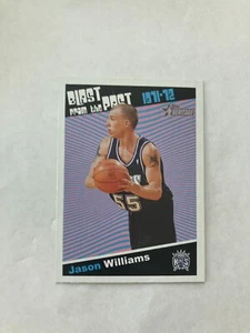 2000-01 Topps Heritage Blast from the Past Insert #BP14 Jason Williams Kings - Foto 1 di 2