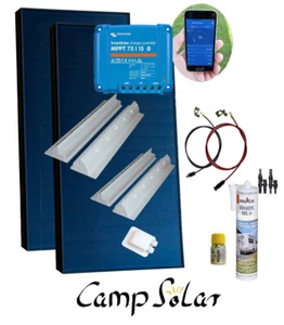 Solaranlage Wohnmobil Set komplett 220 Watt Victron Smartsolar 75/15 MPPT