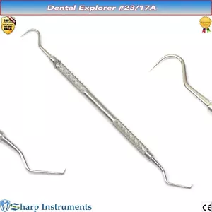 Explorer 23/17A Dental Hygiene Tartar Remover Scaler Double Ended Instrument New - Bild 1 von 1