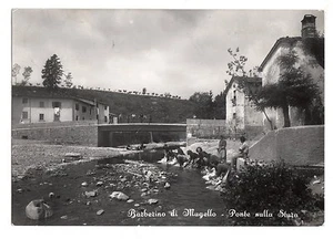 FG00063 BARBERINO DI MUGELLO PONTE SULLA STURA ANIMATA LAVANDAIE VG 1952 - Picture 1 of 1
