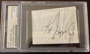 Ken Griffey Jr Early Rookie Era Cut Auto PSA/DNA Auth’d & Slabbed - Picture 1 of 2