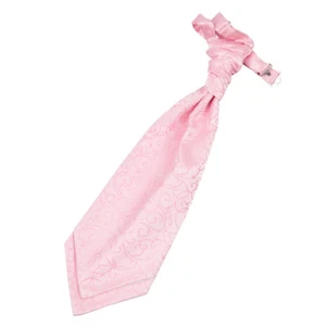 Corbata Scrunchie Tejida Remolino Patrón Bebé Rosa Para Hombres por DQT - Imagen 1 de 1