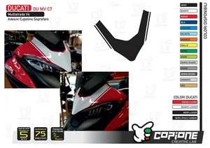 GRAFICHE PER CUPOLINO SOPRAFARO DUCATI MULTISTRADA V4 E V4S DU MV C7 - Picture 1 of 1
