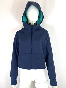 Nike Womens Sphere Drop Back Jacket Tech Hoodie Full Zip Blue size S - Picture 1 of 9