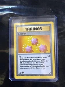 Pokemon TCG Revive (Beleber) 089/102 Base Set Regular GERMAN 1st Edition TRAINER - Picture 1 of 2