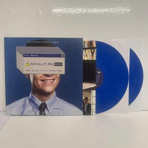 VALLEY OF THE BOOM - KYLE DIXON & MICHAEL STEIN LIMITED EDITION 2X BLUE VINYL LP - Picture 1 of 2