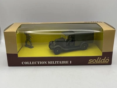 SOLIDO Renault military transport Ref: 6023 with soldier army figure - Image 1 of 4