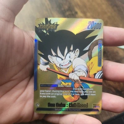 Son Goku : Childhood FB06-025 Gold Leader	 Dragon Ball Manga Booster Card Fusion - Image 1 of 4