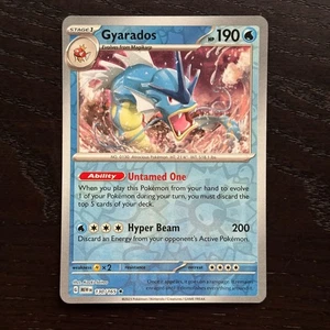 Gyarados 130/165 Pokemon 151 Scarlet & Violet Reverse Holo Rare NM - Picture 1 of 2