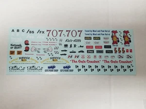 Buick Wildcat 1966 hoja de calcomanías de AMT kit modelo 1:25 66 calcomanías - Imagen 1 de 5