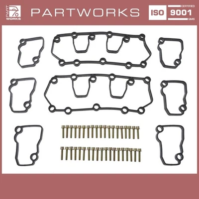 PARTWORKS Ventildeckeldichtung für PORSCHE 993 Dichtsatz + Schrauben