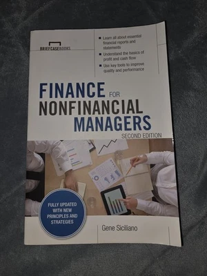 College Text Finance for Nonfinancial Managers, Second Edition Briefcase Books - Image 1 of 4