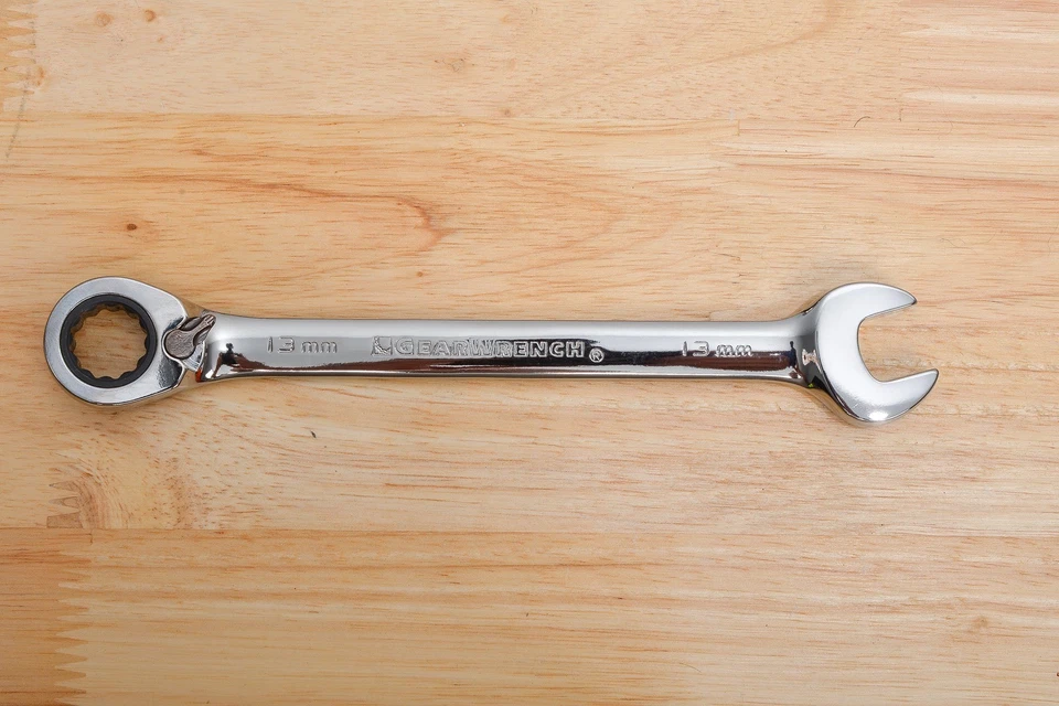 LLAVE DENTADA MÉTRICA LLAVE COMBINADA TRINQUETE REVERSIBLE (ELECCIÓN 8mm-24mm) Foto 1 de 1