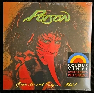 Poison - Open Up and Say...Ahh! (LP, Album, Ltd, RE, Red) (Mint (M)) - 340090507 - Image 1 of 2