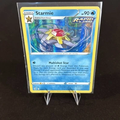 Starmie 053/264 Fusion Strike 2021 Holo Rare Pokémon Card Near Mint - Mint - Image 1 of 2