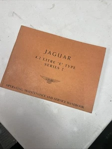Jaguar E Type Betriebs- und Servicehandbuch 4.2 Serie 2 - Bild 1 von 7