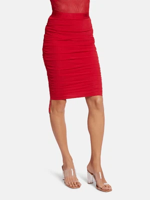 NUEVO CON ETIQUETAS Wolford Juno falda lápiz fruncida 52794 L. Foto 1 de 4