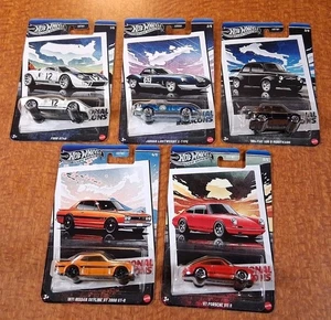 Hot Wheels 2025 Silver Series National Icons Mix 2 Complete Set of 5 - Picture 1 of 9