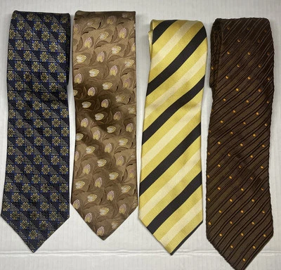 Lote de 4 corbatas Ermenegildo Zegna Foto 1 de 2