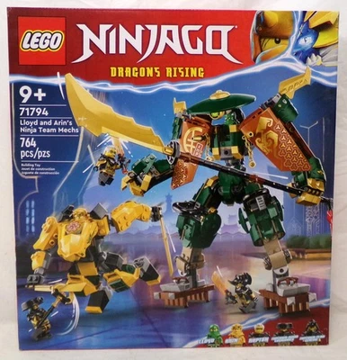 2023 LEGO Ninjago 71794 Lloyd And Arin's Ninja Team Mechs 764 Piece Set Retired - Image 1 of 4