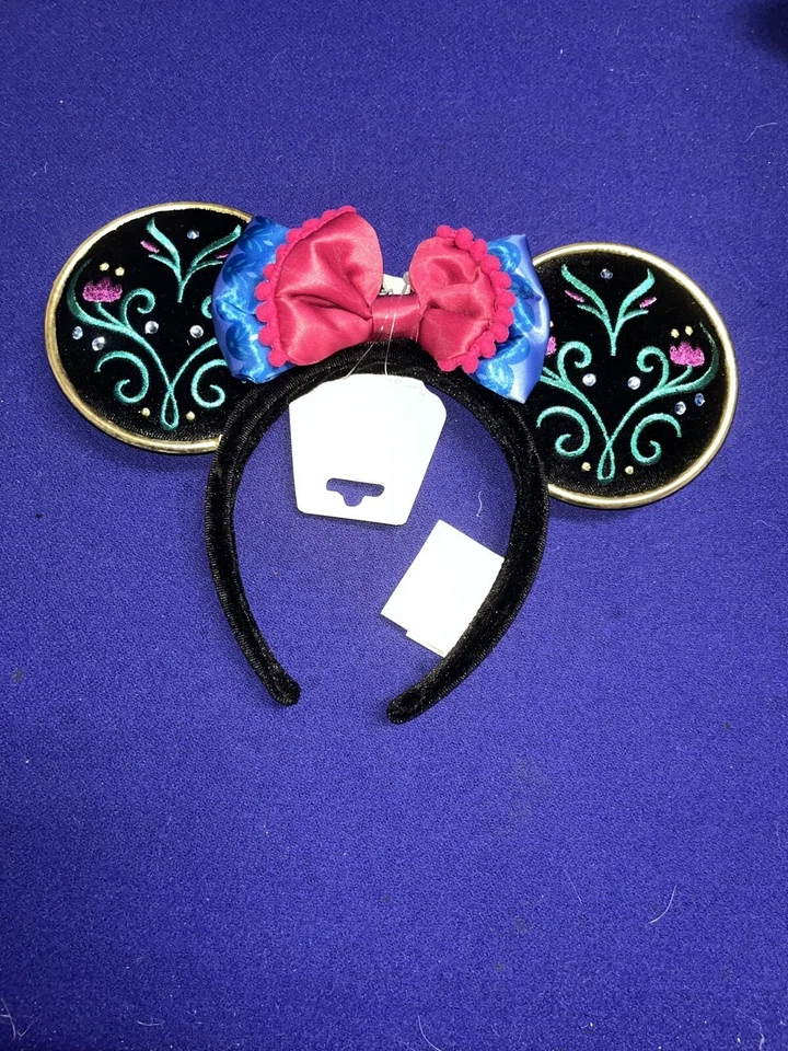 Diadema Orejas Anna Frozen Parks Disney Nueva 2024 Difícil de Encontrar Foto 1 de 4