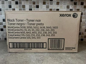 CARTUCHO DE TÓNER NEGRO ORIGINAL XEROX 006R01046 CENTRO DE TRABAJO 5030 5050 5632 URUT-15 - Imagen 1 de 6