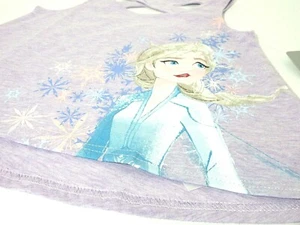 DISNEY FROZEN QUEEN ELSA TANK TOP - PURPLE - XS 4 - 100% AUTHENTIC - Picture 1 of 5