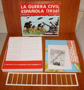 JUEGO DE MESA NAC "LA GUERRA CIVIL ESAÑOLA (1936)" INCOMPLETO DE LOS AÑOS 80  - Imagen 1 de 8