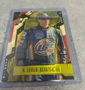 2007 Press Pass Stealth Chrome Exclusives Kurt Busch - numbered #75 of 99