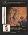 publicite papier 1960 MONTRE horlogerie montres UNIVERSAL GENEVE