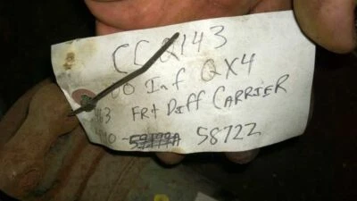 2000 PATHFINDER CARRIER ASSEMBLY FRONT AXLE 4.636 RATIO 37478 - Image 1 of 2