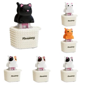 Meowkeys Fidget Toy that Meows! Funny Toy Stress Relief Gift For Cat Lovers - Picture 1 of 13