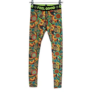 Zumba Wear Leggings Damen Gr. XS Mehrfarbig Hippie Pfirsich - Feel Good Dance Good - Bild 1 von 11