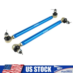 Barra de amarre Chromoly Tierods junta de extremo para Yamaha Banshee 350 1988-2006 Kodiak 1999 - Imagen 1 de 8